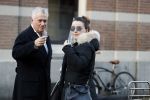Amsterdam 10 januari 2017 
Bram Moszkowicz met zijn dochter na een lunch in Amsterdam zuid
