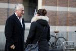 Amsterdam 10 januari 2017 
Bram Moszkowicz met zijn dochter na een lunch in Amsterdam zuid