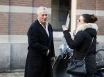 Amsterdam 10 januari 2017 
Bram Moszkowicz met zijn dochter na een lunch in Amsterdam zuid