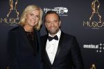 Utrecht 12 januari 2017
Uitreiking musical awards in het beatrixtheater. 
Carlo Boszhard met irene Moors