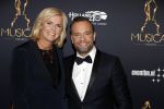 Utrecht 12 januari 2017
Uitreiking musical awards in het beatrixtheater. 
Carlo Boszhard met irene Moors