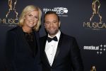Utrecht 12 januari 2017
Uitreiking musical awards in het beatrixtheater. 
Carlo Boszhard met irene Moors