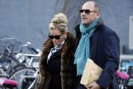 Amsterdam 21 januari 2017  
Connie Witteman met partner Eugene v Dun op de cornelis schuytstraat.
