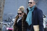 Amsterdam 21 januari 2017  
Connie Witteman met partner Eugene v Dun op de cornelis schuytstraat.