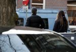 Amsterdam 20 januari 2017
Dave Roelvink met zijn nieuwe vriendin Julia Mekkes nadat ze geluncht hebben bij v Dam op de cornelis Schuytstraat
