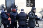 Amsterdam 17 januari 2017
Nieuwjaarsreceptie Koning Willem Alexander en Koningin Maxima in het paleis op de dam. edwin Smulders met muts op in de kou