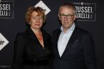 Amsterdam 19 januari 2017.
Premiere Brussel in de beurs van Berlage.
Eelco Blok (CEO Raad van BNestuur KPN) en partner