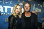 Hoorn 16 januari 2017
Premiere van FIFA Blatter, de val van de voetbalkeizer, in Schouwburg Het Park in Hoorn. Elisah Braaksma met vriend