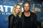 Hoorn 16 januari 2017
Premiere van FIFA Blatter, de val van de voetbalkeizer, in Schouwburg Het Park in Hoorn. Elisah Braaksma met vriend