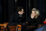 Amsterdam 21 januari 2017  
Eva Jinek met vriend Dexter van der Voorn op de beethovenstraat.