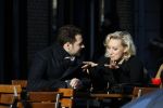 Amsterdam 21 januari 2017  
Eva Jinek met vriend Dexter van der Voorn op de beethovenstraat.