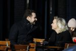 Amsterdam 21 januari 2017  
Eva Jinek met vriend Dexter van der Voorn op de beethovenstraat.