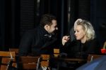 Amsterdam 21 januari 2017  
Eva Jinek met vriend Dexter van der Voorn op de beethovenstraat.