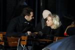 Amsterdam 21 januari 2017  
Eva Jinek met vriend Dexter van der Voorn op de beethovenstraat.