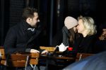 Amsterdam 21 januari 2017  
Eva Jinek met vriend Dexter van der Voorn op de beethovenstraat.