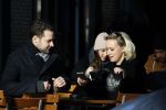 Amsterdam 21 januari 2017  
Eva Jinek met vriend Dexter van der Voorn op de beethovenstraat.