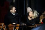 Amsterdam 21 januari 2017  
Eva Jinek met vriend Dexter van der Voorn op de beethovenstraat.