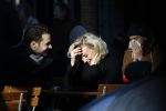Amsterdam 21 januari 2017  
Eva Jinek met vriend Dexter van der Voorn op de beethovenstraat.