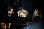 Amsterdam 21 januari 2017  
Eva Jinek met vriend Dexter van der Voorn op de beethovenstraat.