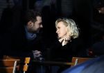 Amsterdam 21 januari 2017  
Eva Jinek met vriend Dexter van der Voorn op de beethovenstraat.