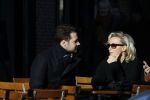 Amsterdam 21 januari 2017  
Eva Jinek met vriend Dexter van der Voorn op de beethovenstraat.