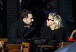 Amsterdam 21 januari 2017  
Eva Jinek met vriend Dexter van der Voorn op de beethovenstraat.