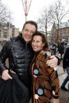 Amsterdam 29 januari 2017 
Surprise party Harry Mens vanwege zijn 70e verjaardag. Het werd gevierd op het leidse plein. Gerard Joling