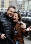 Amsterdam 29 januari 2017 
Surprise party Harry Mens vanwege zijn 70e verjaardag. Het werd gevierd op het leidse plein. Gerard Joling