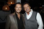 Aalsmeer 30 januari 2017
Nieuwjaarsreceptie Henk Geels in studio 's Aalsmeer. gerard joling met Tino Martin
