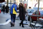 Amsterdam 19 januari 2017  
Glennis Grace op de cornelis schuytstraat met Jack Spijkerman