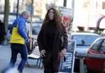 Amsterdam 19 januari 2017  
Glennis Grace op de cornelis schuytstraat met Jack Spijkerman