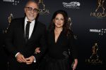 Utrecht 12 januari 2017
Uitreiking musical awards in het beatrixtheater. Gloria Estefan met man Emilio en