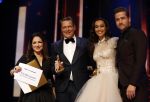 Utrecht 12 januari 2017
Uitreiking musical awards in het beatrixtheater. Gloria Estefan met Albert Gloria Estefan Albert Verlinde Romy Monteiro Dave Mantel