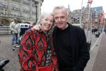 Amsterdam 29 januari 2017 
Surprise party Harry Mens vanwege zijn 70e verjaardag. Het werd gevierd op het leidse plein. Harry met zijn nieuwe oude vriendin Juul