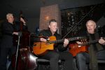 Amsterdam 29 januari 2017 
Surprise party Harry Mens vanwege zijn 70e verjaardag. Het werd gevierd op het leidse plein. Rosenberg Trio