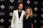 Amsterdam 19 januari 2017.
Premiere Brussel in de beurs van Berlage. Hugo Metsers met vriendin