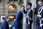 Amsterdam 17 januari 2017
Nieuwjaarsreceptie Koning Willem Alexander en Koningin Maxima in het paleis op de dam. Jeroen Dijsselbloem