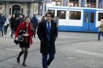 Amsterdam 17 januari 2017
Nieuwjaarsreceptie Koning Willem Alexander en Koningin Maxima in het paleis op de dam. Jesse Klaver