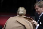 Amsterdam 18 januari 2017 
2e dag van nieuwjaarsreceptie Koning Willem Alexander en Koningion Maxima in paleis op de dam. Ook prinses Beatrix in aanwezig