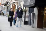 Amsterdam 28 januari 2017 
Lange Frans met zijn (ex) vrouw Danielle v Aalderen in amsterdam zuid