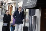 Amsterdam 28 januari 2017 
Lange Frans met zijn (ex) vrouw Danielle v Aalderen in amsterdam zuid