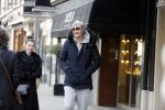 Amsterdam 28 januari 2017 
Lange Frans met zijn (ex) vrouw Danielle v Aalderen in amsterdam zuid
