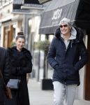 Amsterdam 28 januari 2017 
Lange Frans met zijn (ex) vrouw Danielle v Aalderen in amsterdam zuid