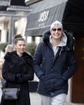 Amsterdam 28 januari 2017 
Lange Frans met zijn (ex) vrouw Danielle v Aalderen in amsterdam zuid