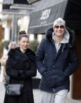 Amsterdam 28 januari 2017 
Lange Frans met zijn (ex) vrouw Danielle v Aalderen in amsterdam zuid