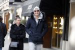 Amsterdam 28 januari 2017 
Lange Frans met zijn (ex) vrouw Danielle v Aalderen in amsterdam zuid