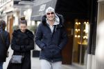 Amsterdam 28 januari 2017 
Lange Frans met zijn (ex) vrouw Danielle v Aalderen in amsterdam zuid