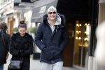 Amsterdam 28 januari 2017 
Lange Frans met zijn (ex) vrouw Danielle v Aalderen in amsterdam zuid