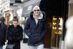 Amsterdam 28 januari 2017 
Lange Frans met zijn (ex) vrouw Danielle v Aalderen in amsterdam zuid