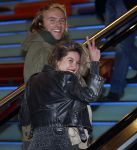 Amsterdam 23 januari 2017  
Premere Ron Goossens low budget stuntman in pathe arena. lauren Verster betrapt met vriend